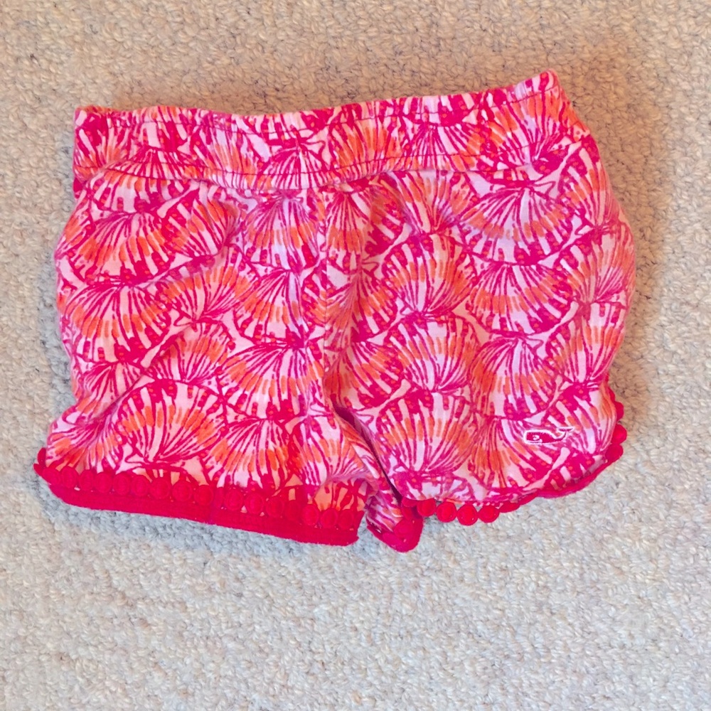 Vineyard Vines: Girl’s Pink/Orange Shorts- 2T